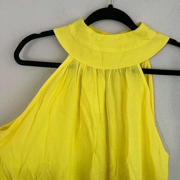 SIMPLE Flavor Woman Yellow Hi-Low Halter Dress , Size XXL - Picture 6 of 10